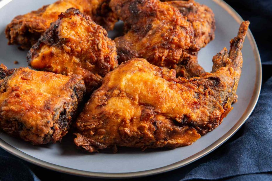 sajian daging kelinci goreng